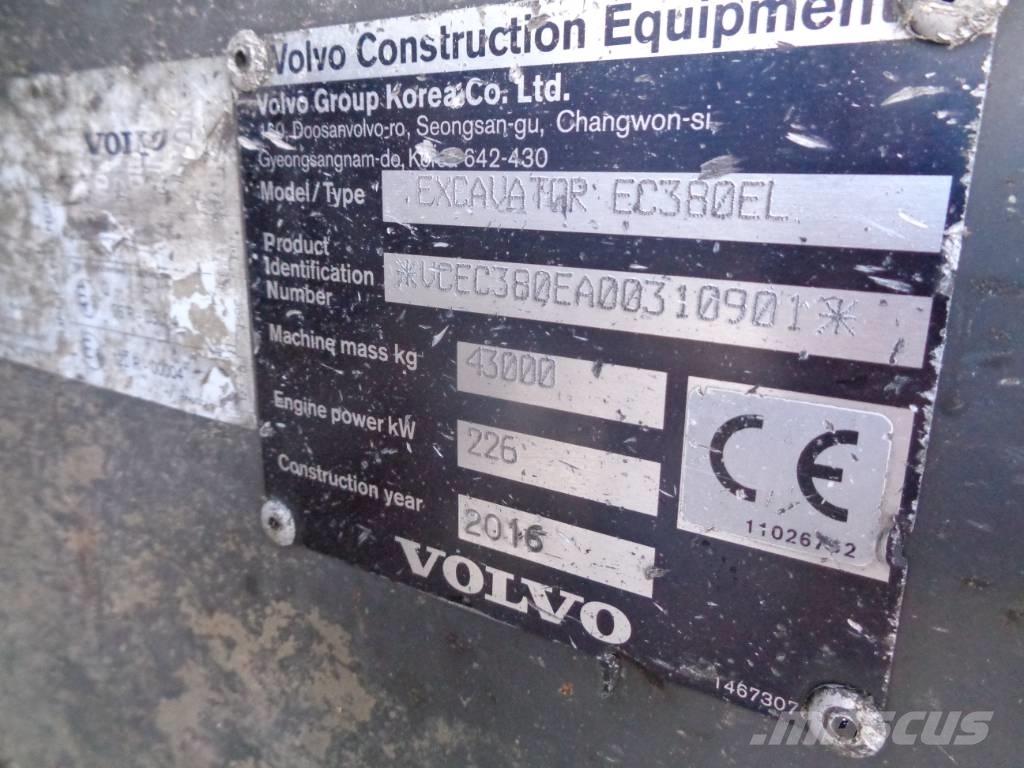 Volvo EC 380 EL 履带挖掘机
