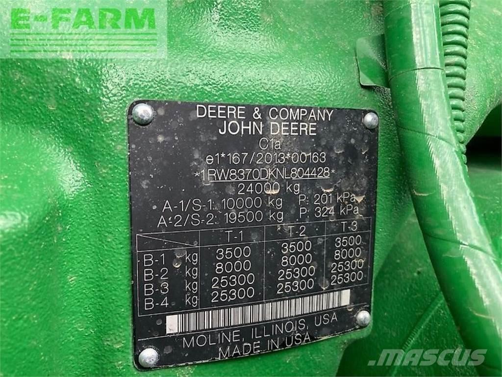 John Deere 8rx370 拖拉机/农用车