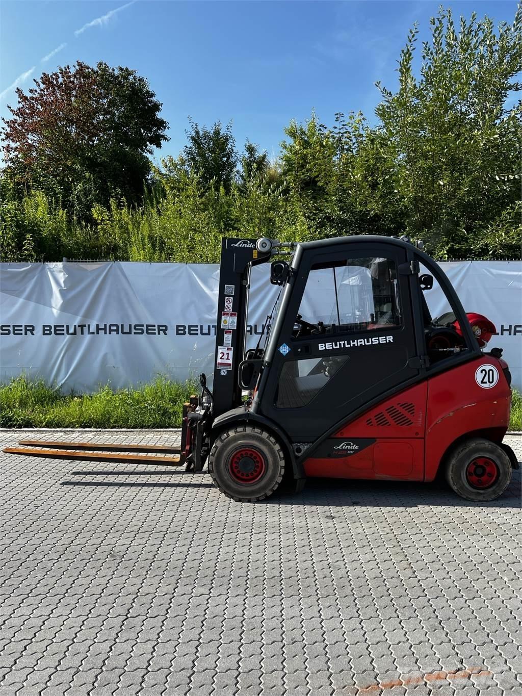 Linde H25T/600 天然气叉车