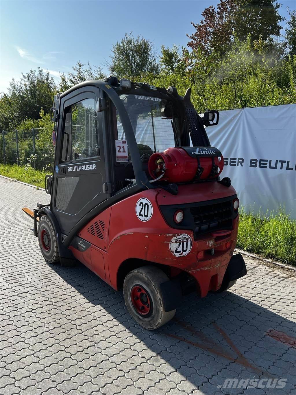 Linde H25T/600 天然气叉车
