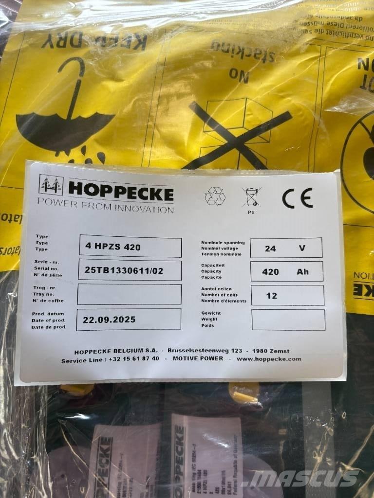 Hoppecke 4HPZS420 电池