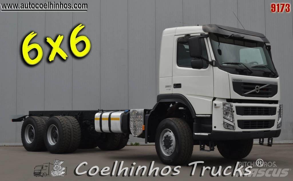 Volvo FM380  6x6 平板车