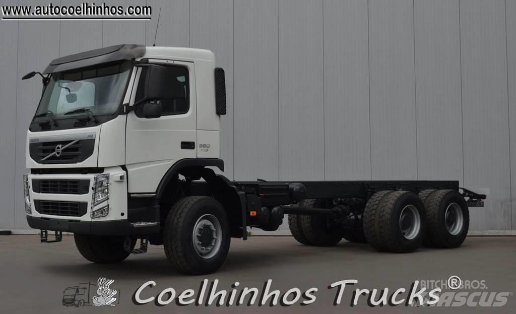 Volvo FM380  6x6 平板车
