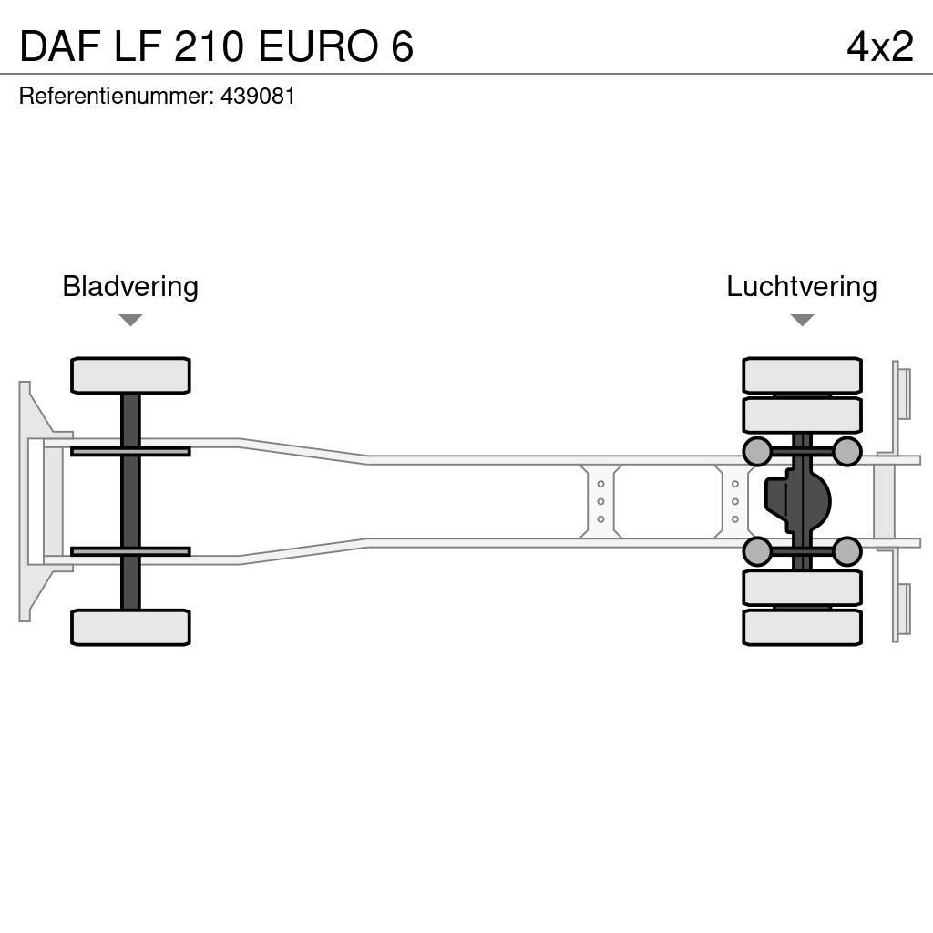 DAF LF 210 EURO 6 厢式货车
