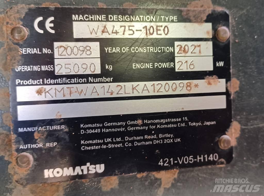 Komatsu WA 475-10E0 轮式装载机