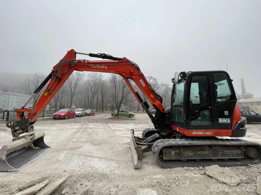 Kubota KX 080-4a2 中型挖掘机