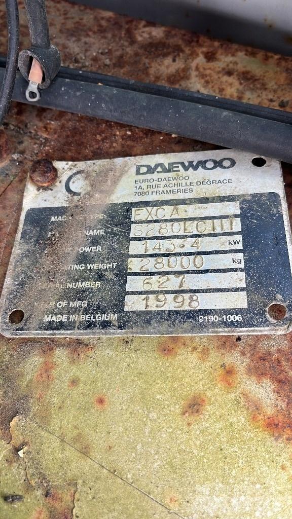 Daewoo Solar 280 LC 履带挖掘机