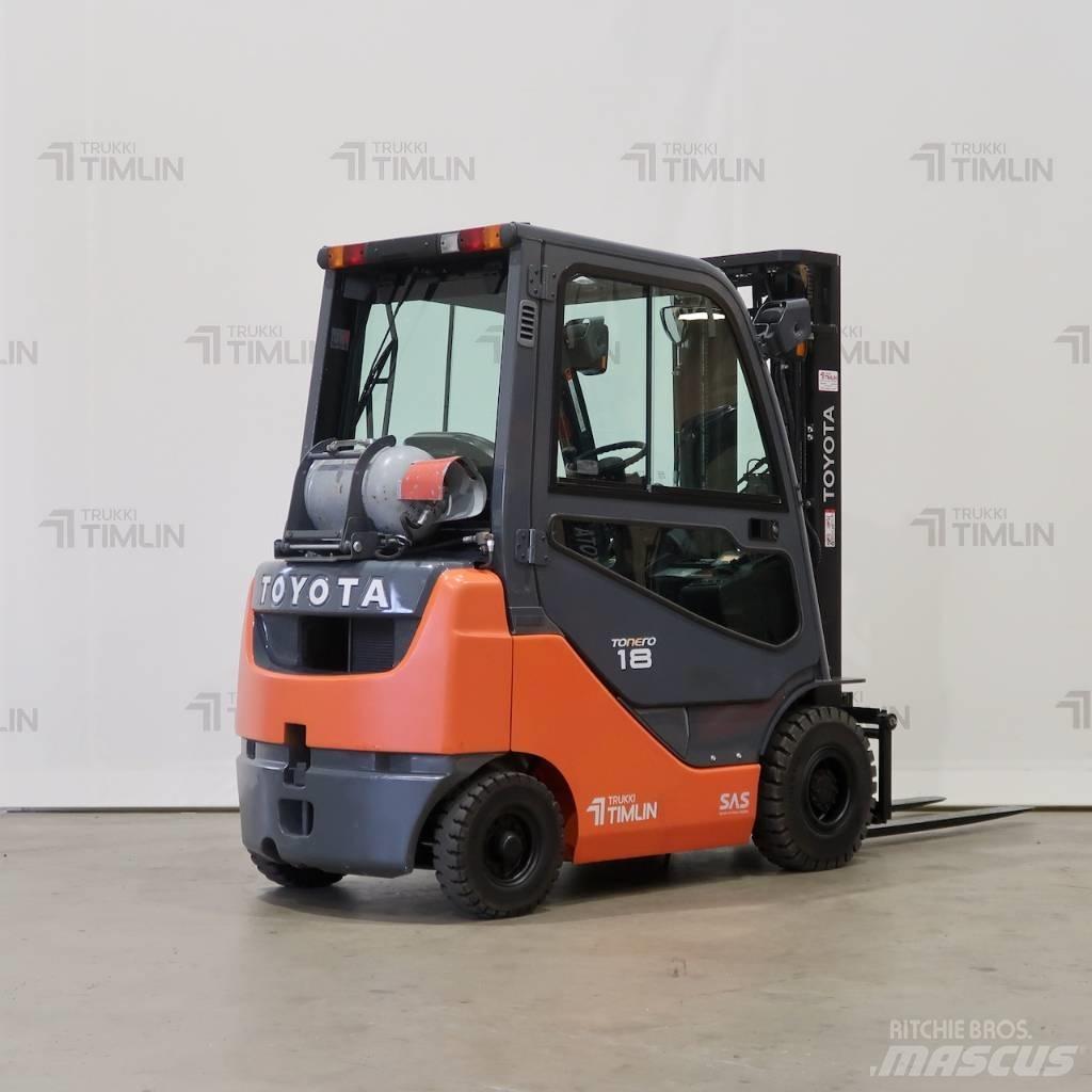 Toyota 02-8FGF18 天然气叉车