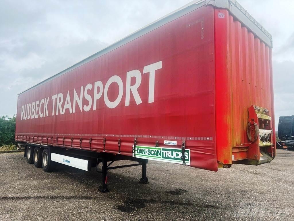 Krone 3 aksl. 侧帘半挂车