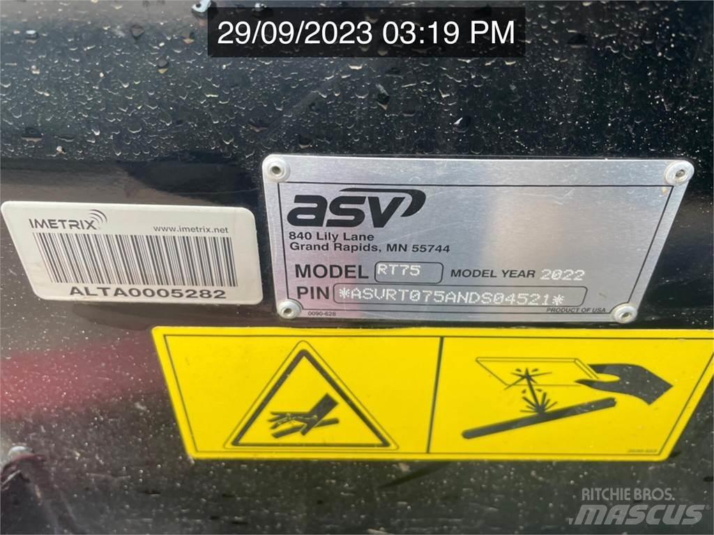 ASV POSI-TRACK RT75 滑移装载机
