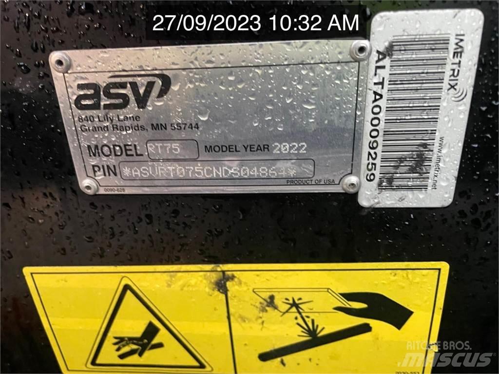 ASV POSI-TRACK RT75 滑移装载机
