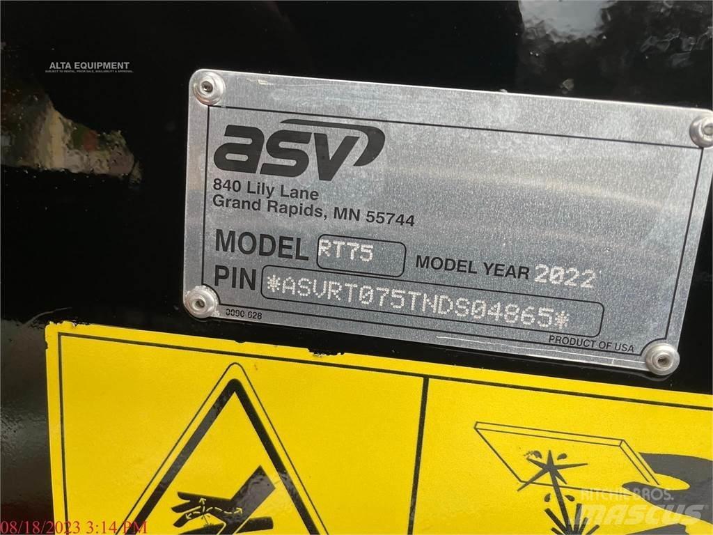 ASV POSI-TRACK RT75 滑移装载机