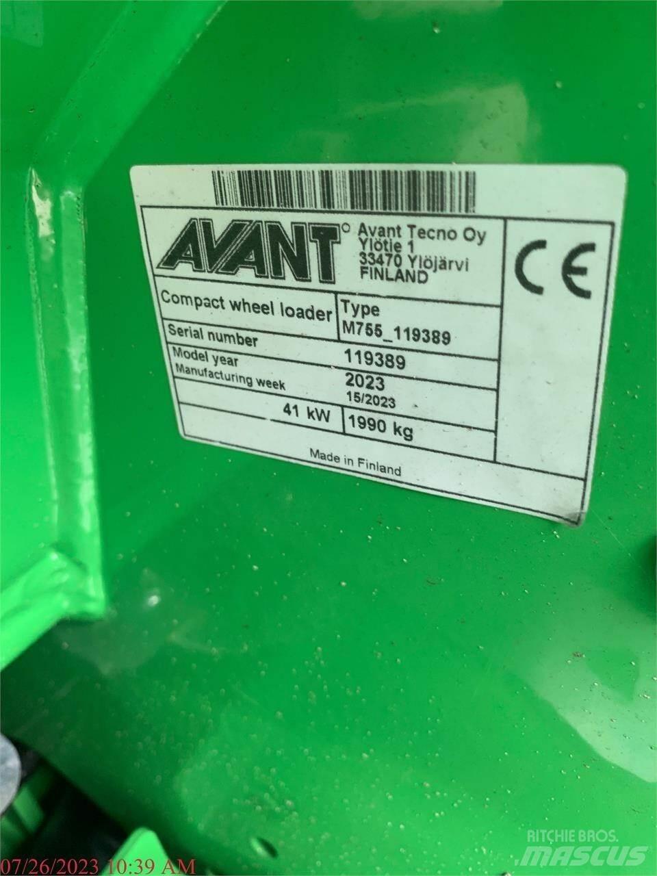 Avant 755I 轮式装载机