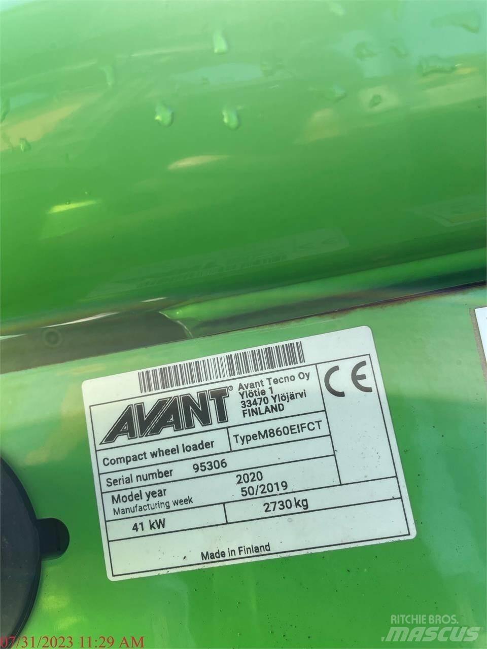Avant 860I 轮式装载机
