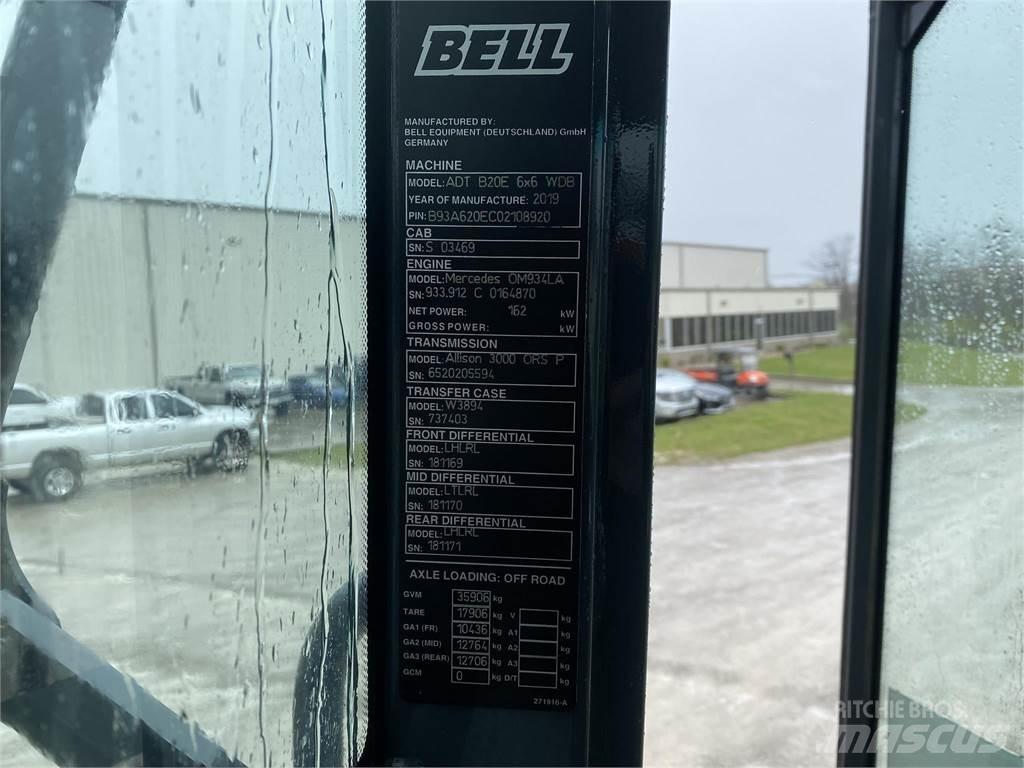 Bell B20E 铰接式自卸车