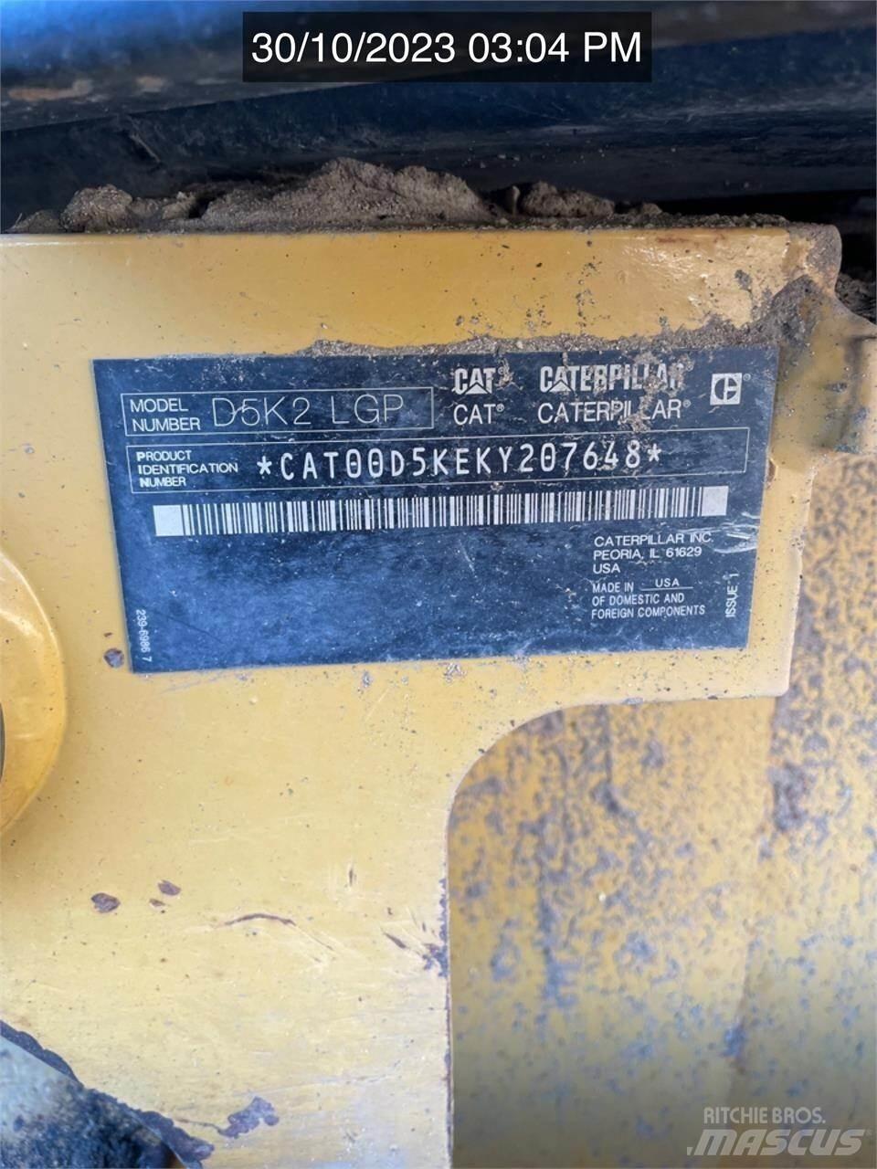CAT D5K2 LGP 履带式推土机