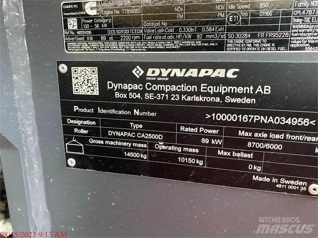 Dynapac CA2500D 双轮压路机