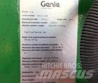 Genie S85 直臂高空工作平台