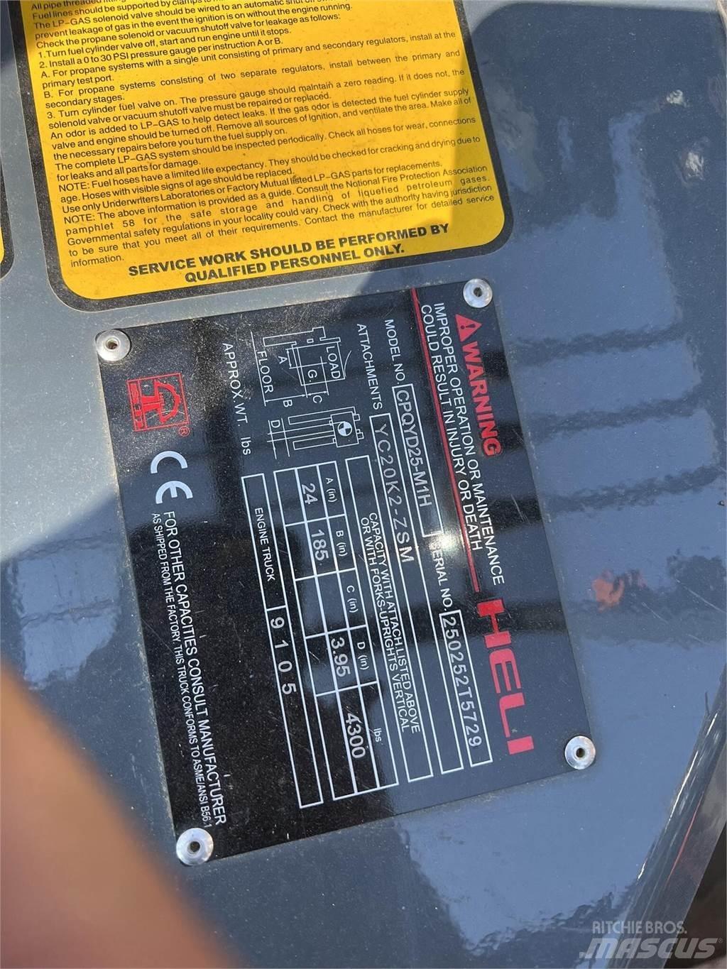 Heli CPQYD25 其他叉车