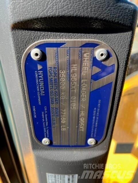 Hyundai HL965XT 轮式装载机