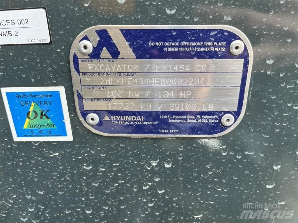 Hyundai HX145A LCR 履带挖掘机