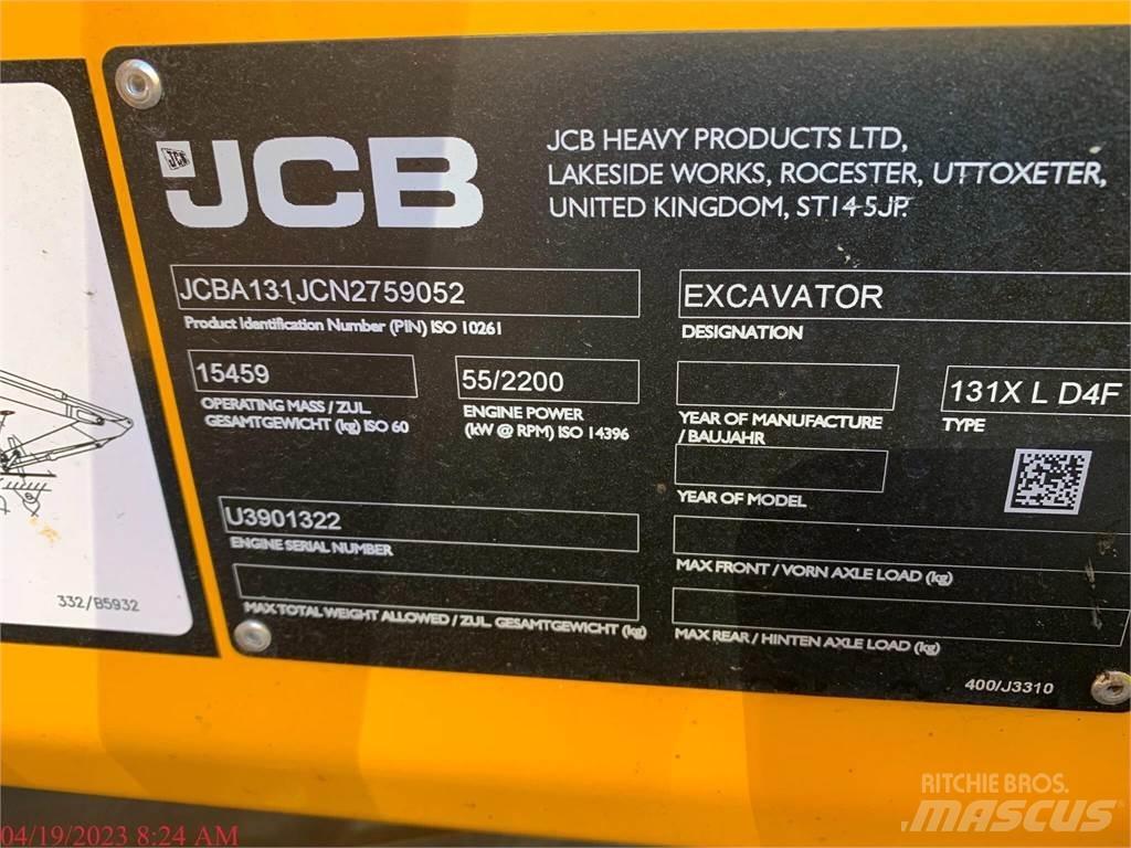 JCB 131X LC 履带挖掘机