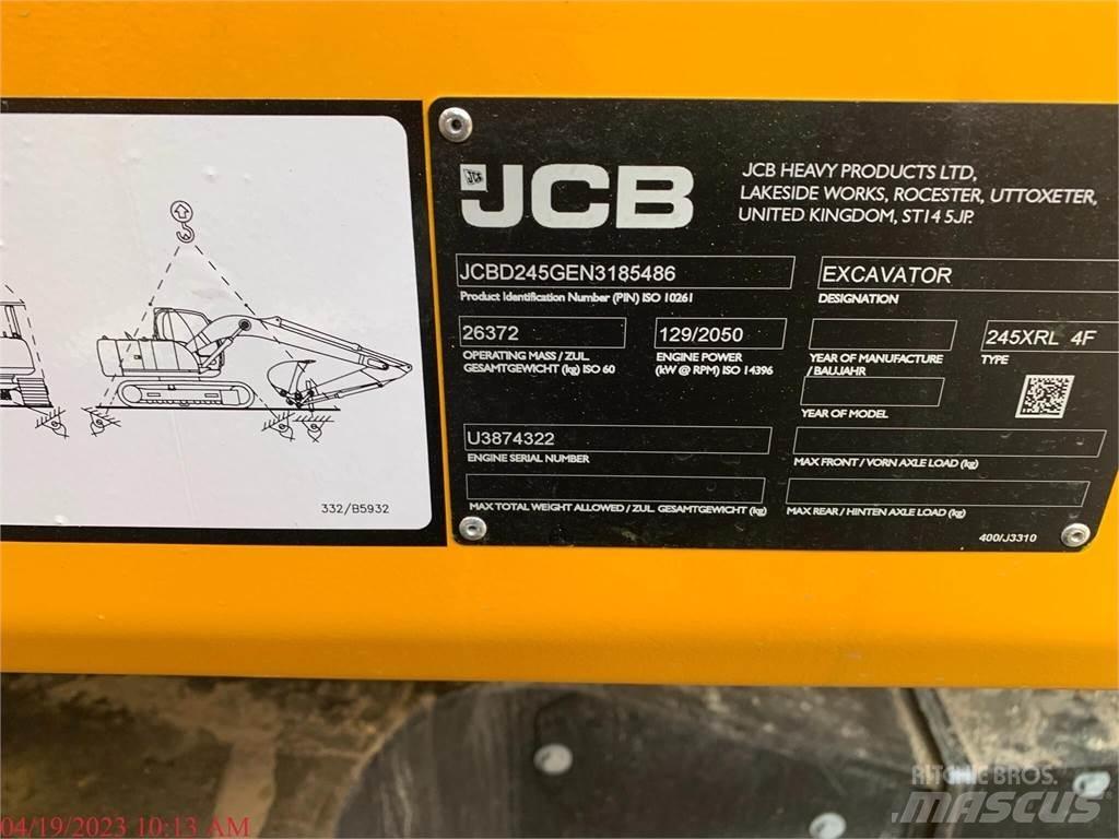 JCB 245XR 履带挖掘机