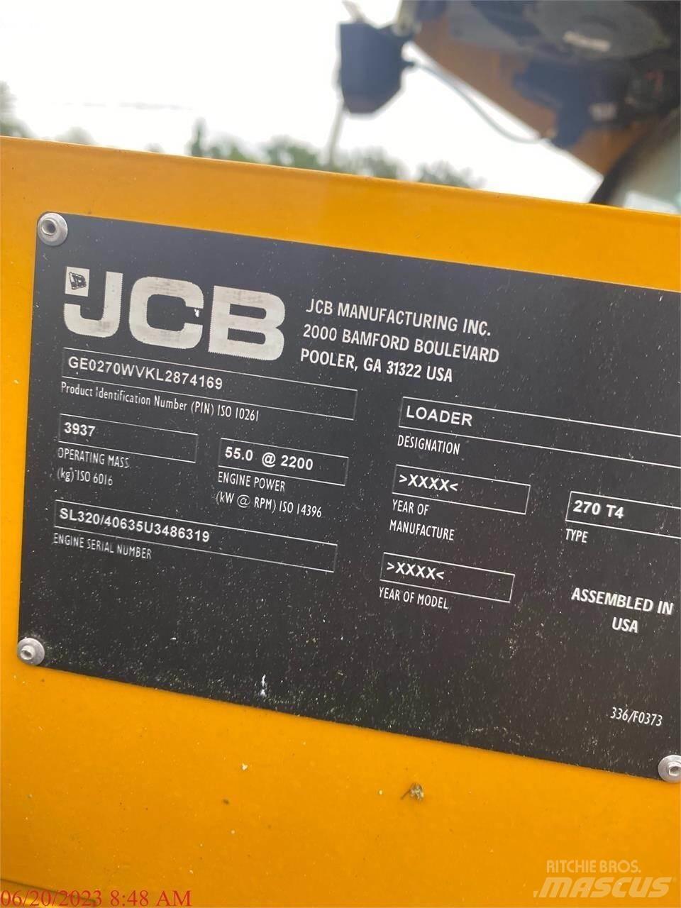 JCB 270 滑移装载机