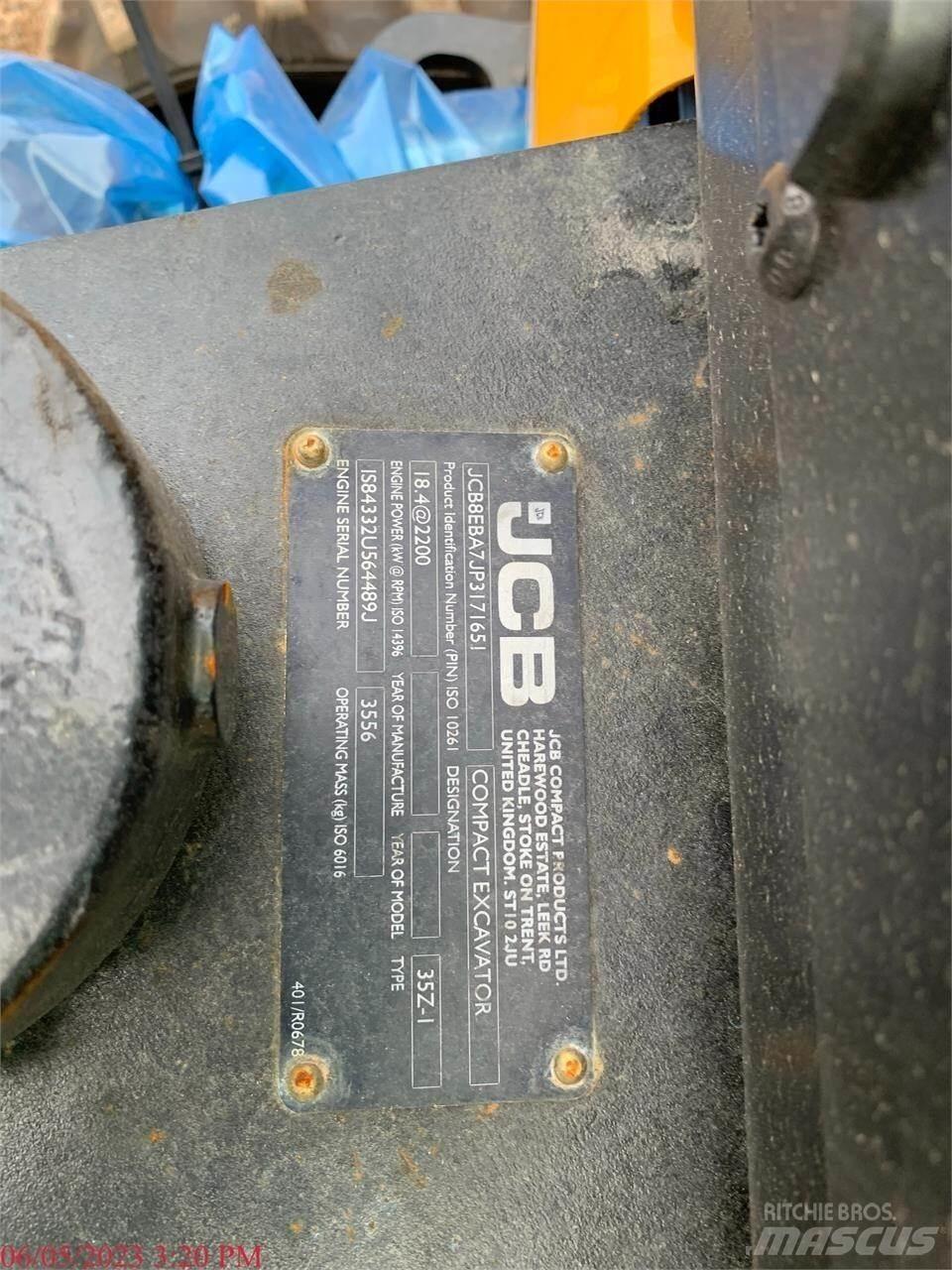 JCB 35Z-1 小型挖掘机