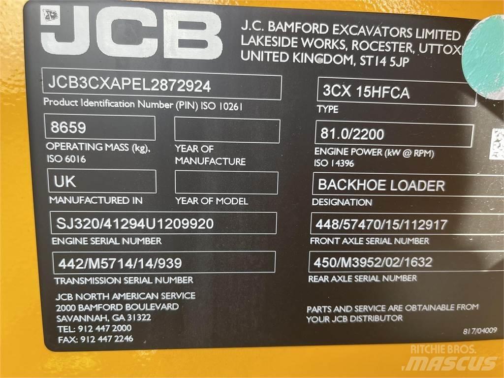 JCB 3CX15 SUPER 反铲装载机
