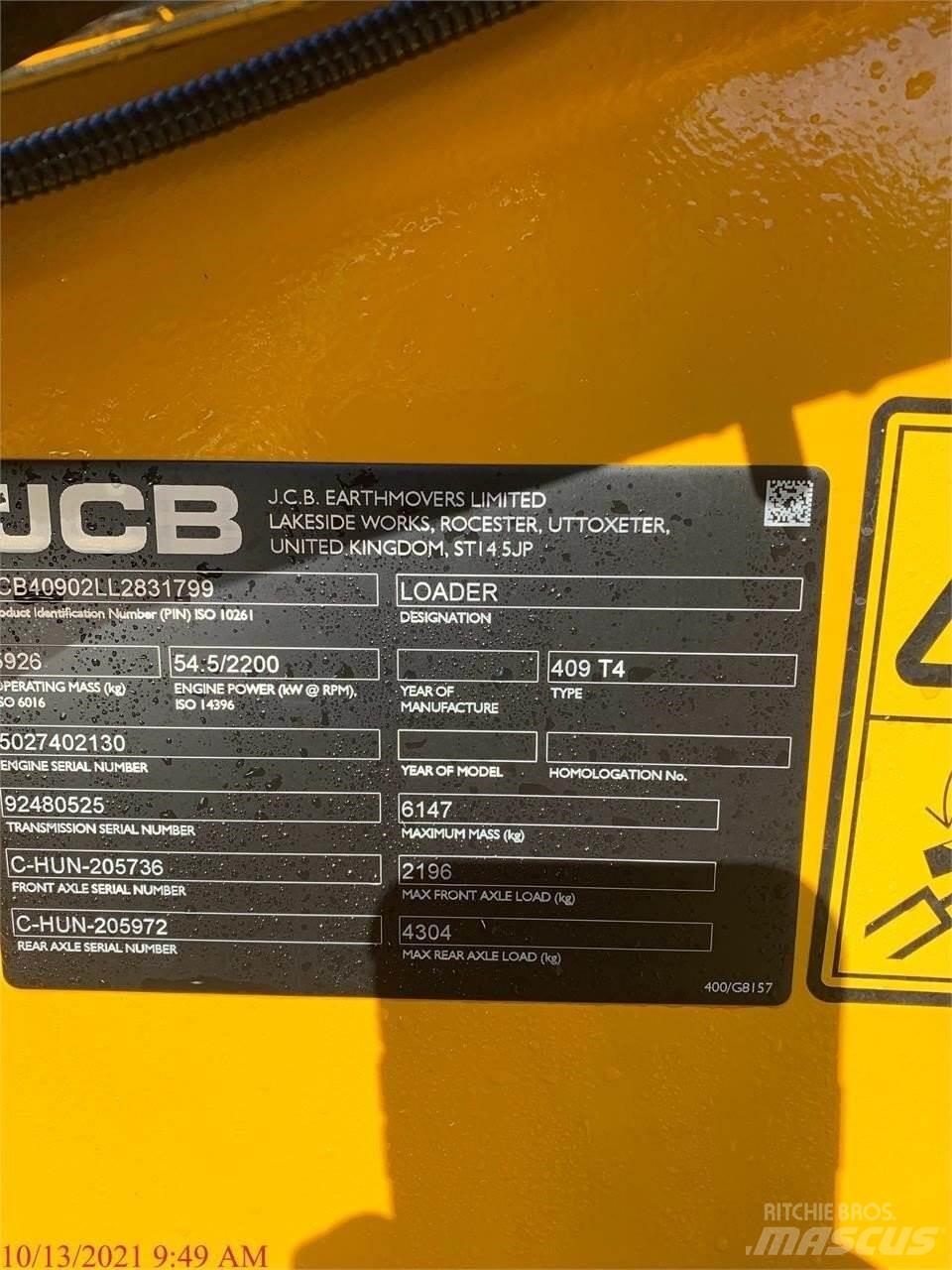 JCB 409 轮式装载机