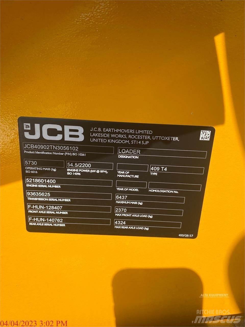 JCB 409 轮式装载机