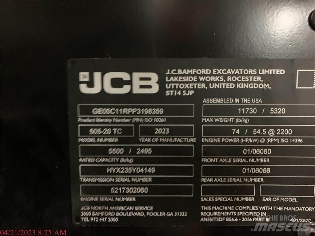 JCB 505-20TC 伸缩臂叉装车|叉装车