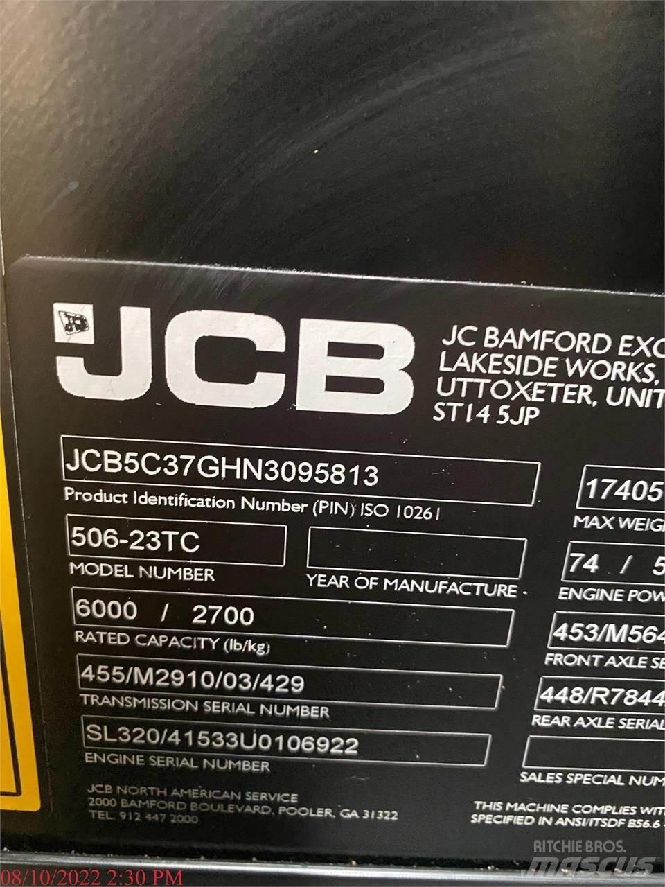 JCB 506-23TC 伸缩臂叉装车|叉装车