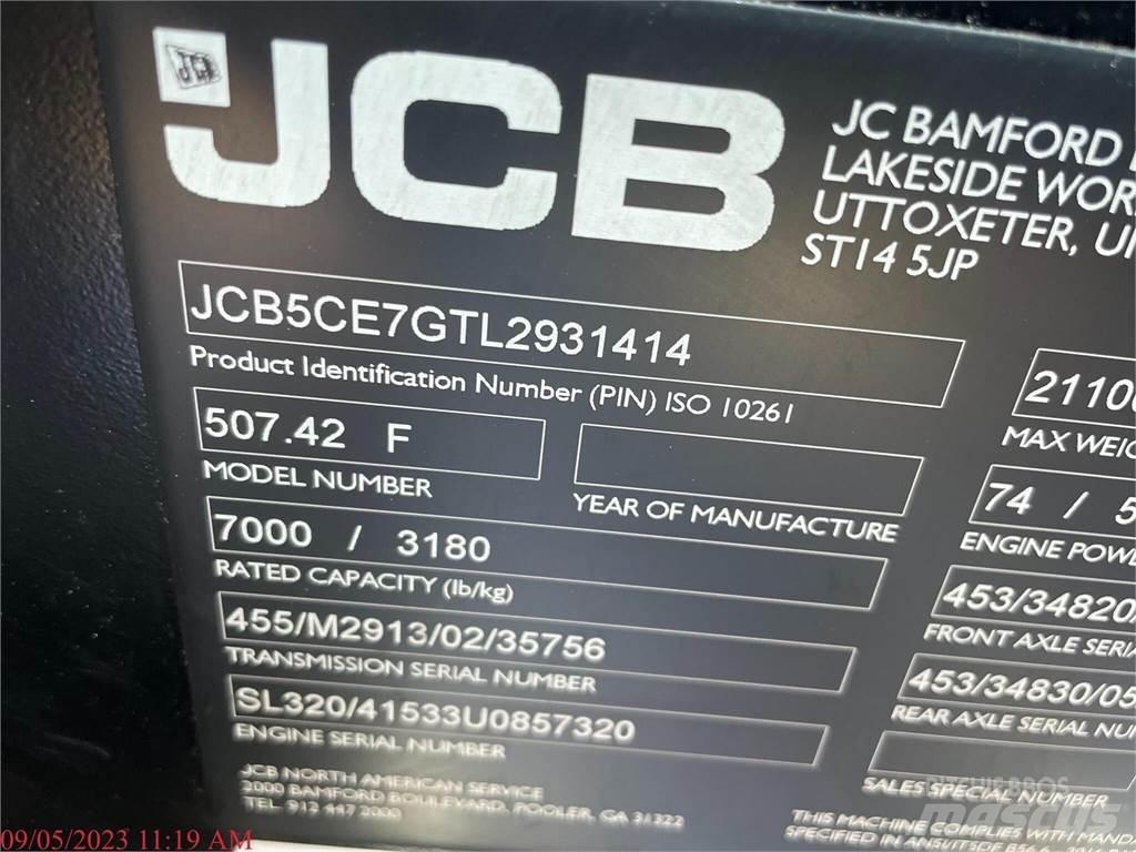 JCB 507-42 伸缩臂叉装车|叉装车