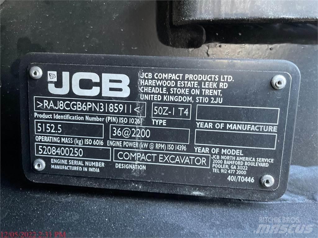 JCB 50Z-1 小型挖掘机