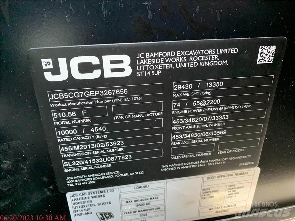 JCB 510-56 伸缩臂叉装车|叉装车