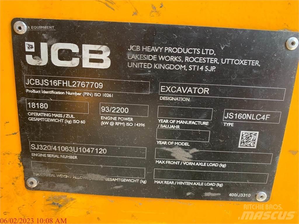 JCB JS160 履带挖掘机