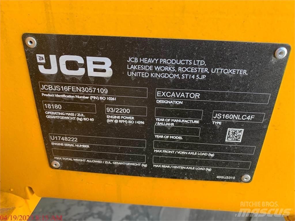JCB JS160 履带挖掘机