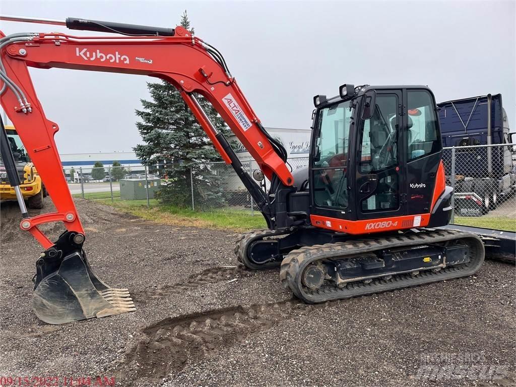 Kubota KX080-4 履带挖掘机