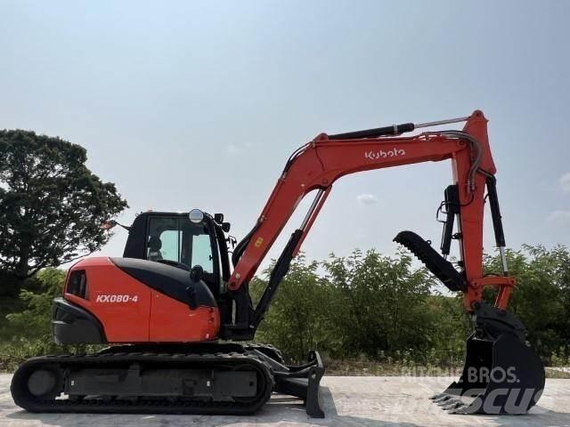 Kubota KX080-4A 履带挖掘机
