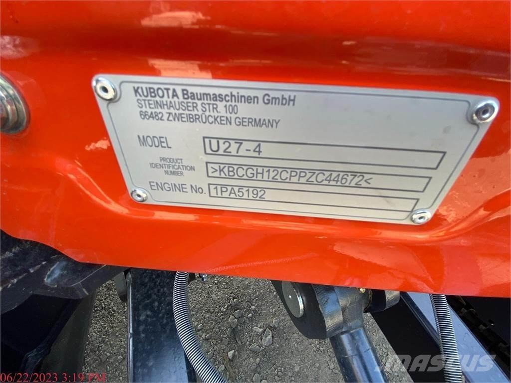 Kubota U27-4 小型挖掘机