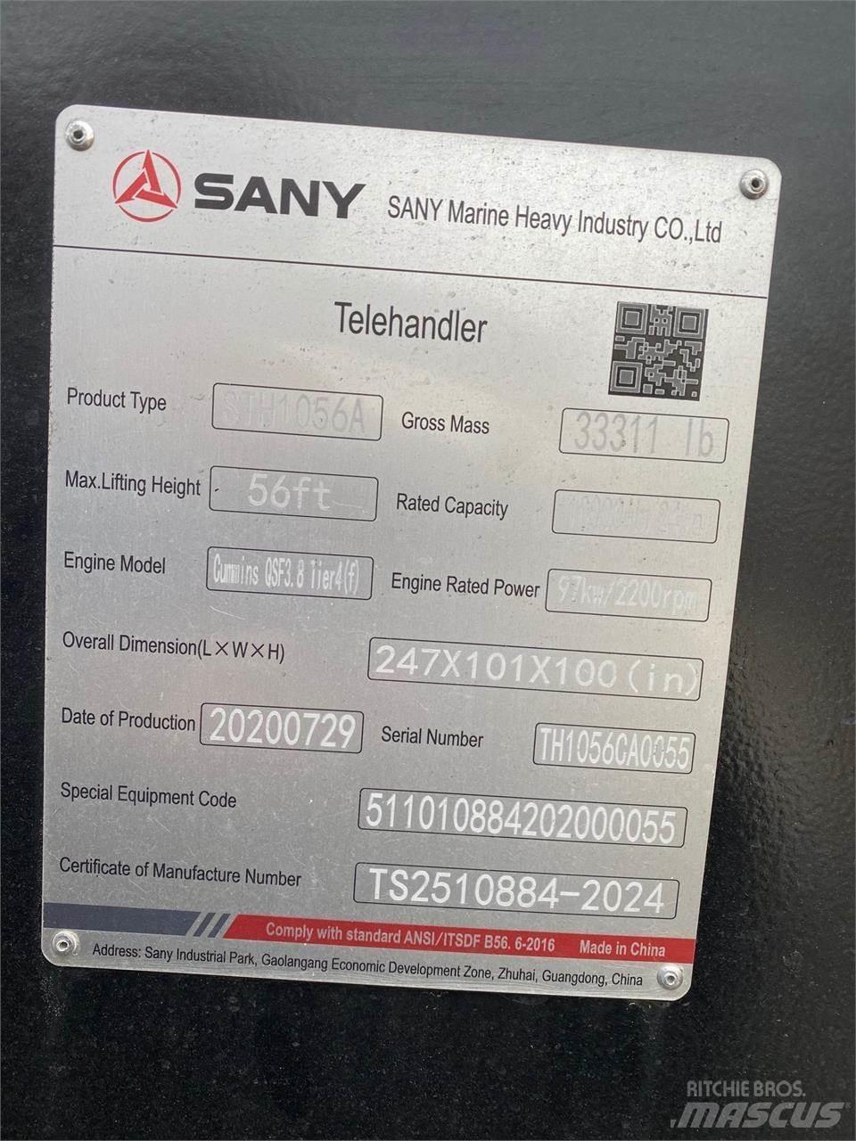 Sany STH1056A 伸缩臂叉装车|叉装车
