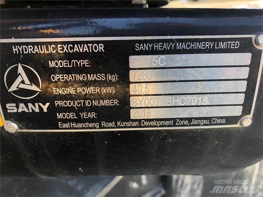Sany SY75C 履带挖掘机