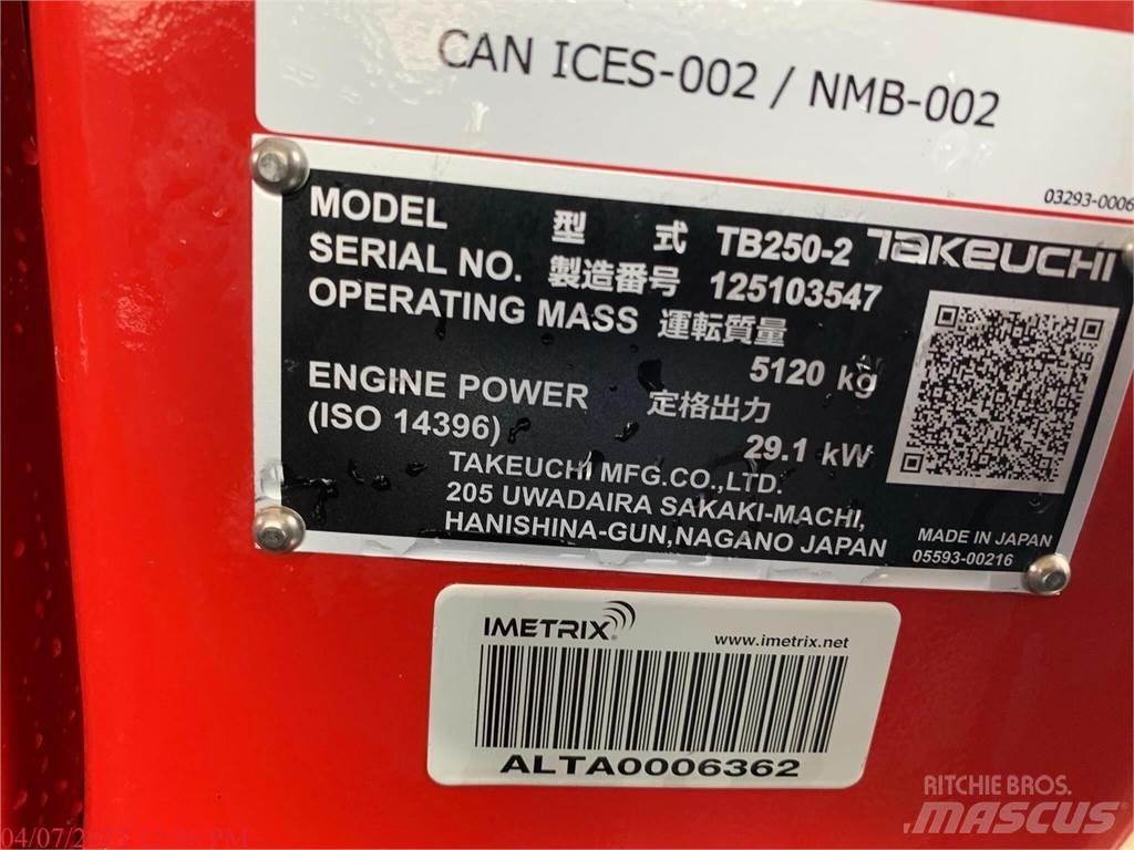 Takeuchi TB250-2 小型挖掘机