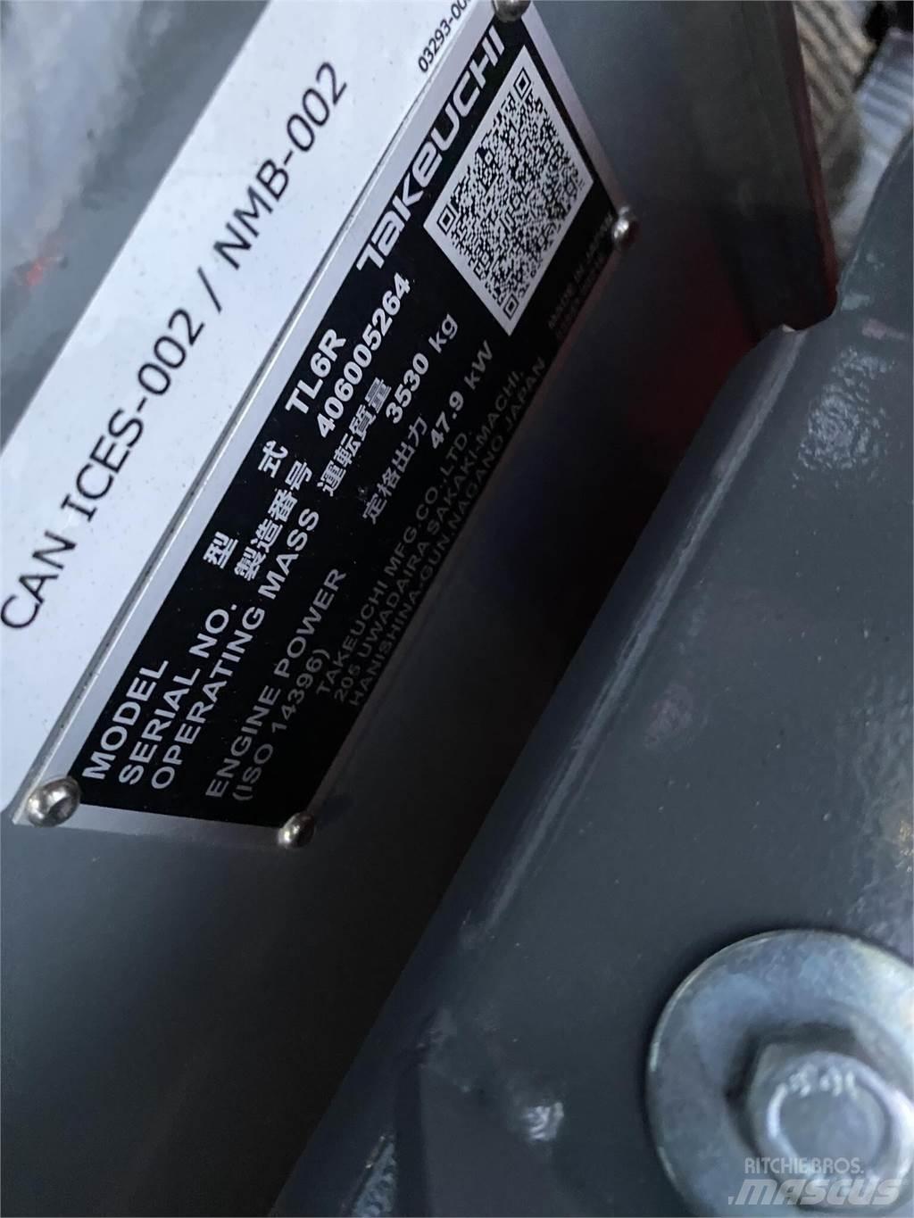 Takeuchi TL6R 滑移装载机