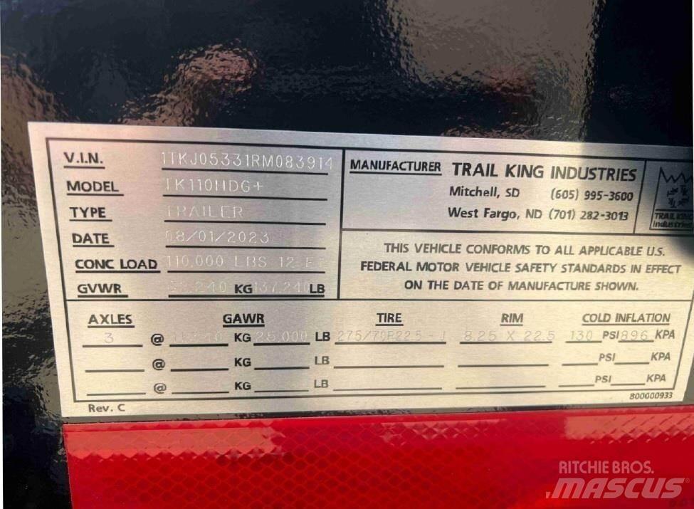 Trail King  低平板半挂车