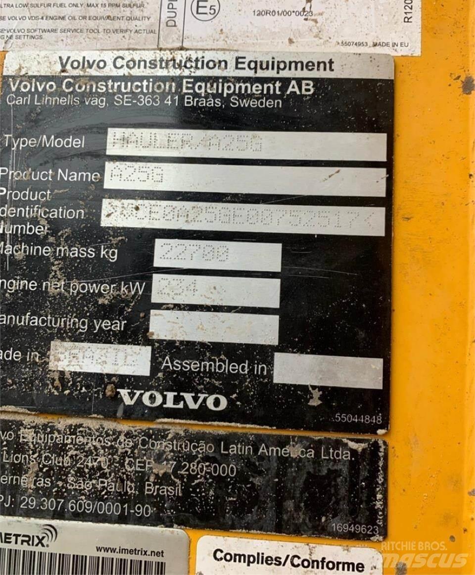 Volvo A25G 铰接式自卸车