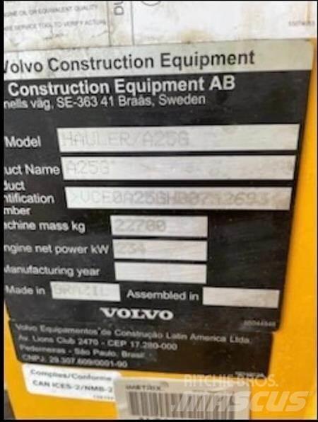 Volvo A25G 铰接式自卸车