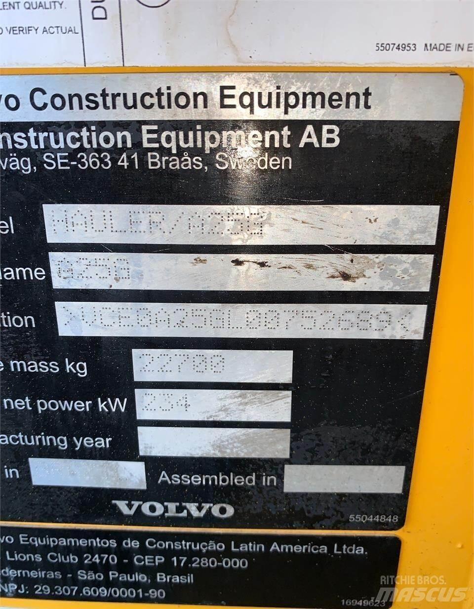 Volvo A25G 铰接式自卸车